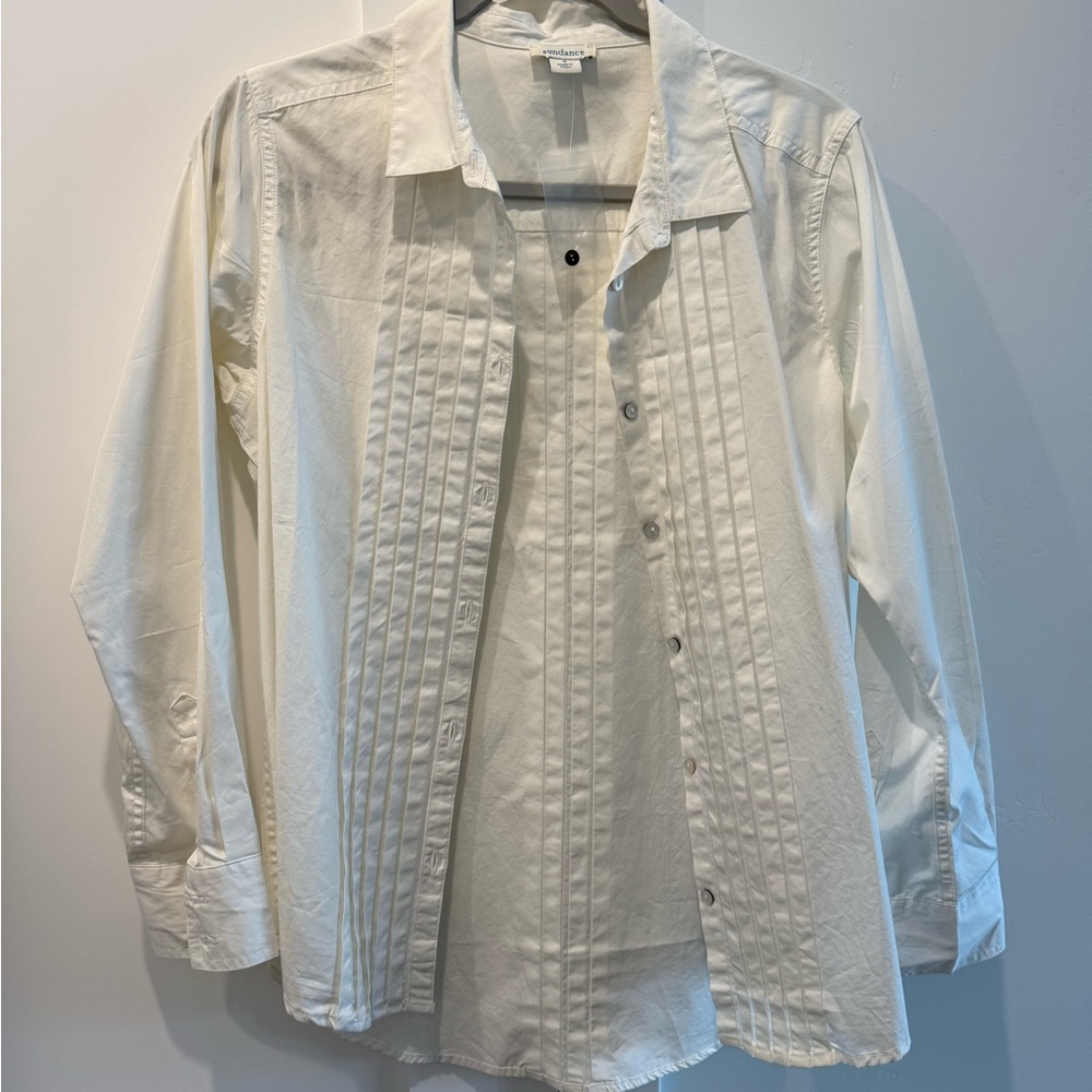 White Button-Up Shirt